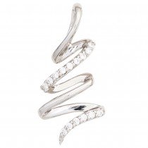 Anhänger 925 Sterling Silber rhodiniert mit Zirkonia