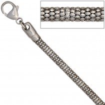Armband 925 Sterling Silber rhodiniert 19cm Silberarmband Karabiner