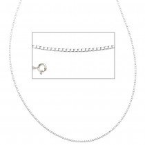 Venezianerkette 925 Sterling Silber 1,2mm 38cm Halskette Kette Silberkette