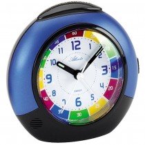 Wecker Kinderwecker blau schwarz Lernwecker für Kinder