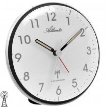 Wecker Funk Funkwecker schwarz Licht Snooze leise ohne Ticken