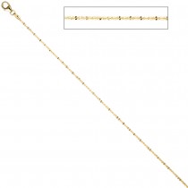 Criss-Cross Kette 333 Gelbgold 1,3mm 45cm Gold Halskette Goldkette Karabiner