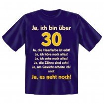 Fun T-Shirt Ja ich bin über 30
