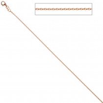 Ankerkette 333 Rotgold 1,4mm 42cm Gold Halskette Kette Rotgoldkette Karabiner
