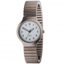 JOBO Damen Armbanduhr Quarz Analog Titan Flexband Damenuhr