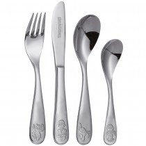 Dragons Kinderbesteck 4-teilig, Edelstahl 18/10 rostfrei im Geschenkkarton