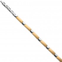 Armband aus Edelstahl gold farben beschichtet bicolor 21cm verkürzbar