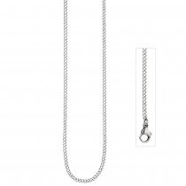 Panzerkette Edelstahl 2mm 40cm Kette Halskette Karabiner