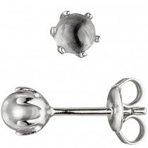 Ohrstecker 925 Sterling Silber 2 Zirkonia Ohrringe Silberohrringe