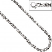 Halskette Kette 925 Sterling Silber 50cm Silberkette Karabiner
