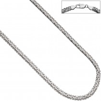 Königskette oval 925 Sterling Silber 45cm Kette Halskette Silberkette Karabiner