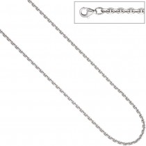 Ankerkette 925 Silber diamantiert 3,4mm 50cm Kette Halskette Silberkette