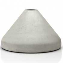 Standfuß MONTO Beton mit Kunststoff kombiniert für Holzstab von 32-38mm