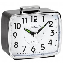 Wecker Quarz analog schwarz mit Glockensignal