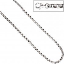 Erbskette 925 Sterling Silber 4,5mm 50cm Kette Halskette Silberkette Karabiner
