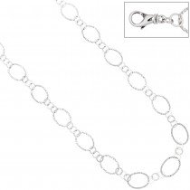 Halskette Kette 925 Sterling Silber 80cm Silberkette Karabiner
