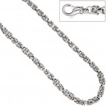 Halskette Kette 925 Sterling Silber 50cm Silberkette Karabiner