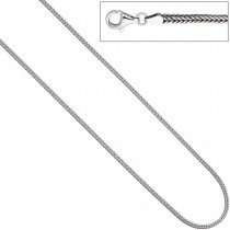 Fuchsschwanzkette 925 Silber 2,5mm 45cm Kette Halskette Silberkette Karabiner
