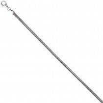 Fuchsschwanzarmband 925 Sterling Silber 19cm Armband Silberarmband
