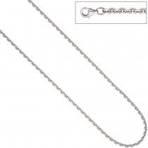 Ankerkette 925 Silber diamantiert 3,4mm 50cm Kette Halskette Silberkette