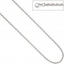 Ankerkette 925 Silber diamantiert 3,4mm 55cm Kette Halskette Silberkette