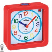 Wecker Kinderwecker rot bunt leise Funkwecker für Kinder
