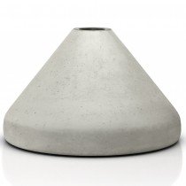 Standfuß MONTO Beton mit Kunststoff kombiniert für Holzstab von 32-38mm