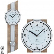 Funkwanduhr mit Pendel in Sonoma Optik Pendeluhr