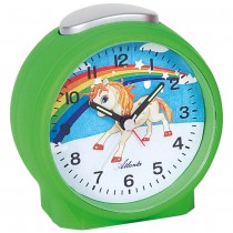 Wecker für Kinder Kinderwecker Einhorn grün leise Einhornwecker