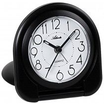 Atlanta Wecker Reisewecker Klappwecker Quarz analog schwarz