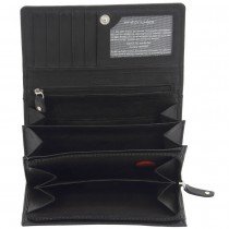 Geldbörse LADIES LINE Rind Nappa Leder schwarz RFID Schutz