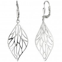 JOBO Ohrhänger Blatt 925 Sterlingsilber Ohrringe Boutons