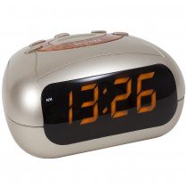 Atlanta Wecker Netzwecker digital LED-Anzeige Snooze Digitalwecker
