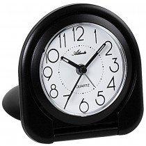 Atlanta Wecker Reisewecker Klappwecker Quarz analog schwarz