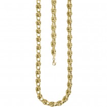 Halskette Kette 375 Gelbgold 46cm Karabiner