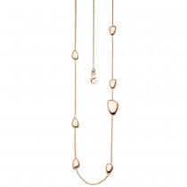 Halskette Kette 585 Rotgold 90cm Karabiner