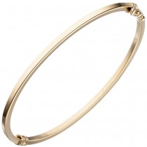 JOBO Armreif Armband oval 585 Gelbgold Goldarmreif