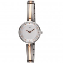 Damen Armbanduhr Quarz Analog Titan bicolor