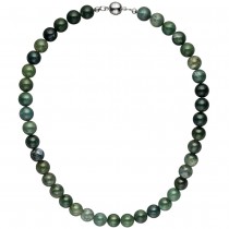 Halskette Moosachat 45cm Moosachatkette