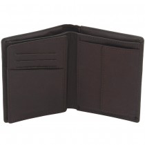 Geldbörse Leder braun dunkelbraun RFID Schutz