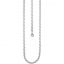 Ankerkette 925 Silber diamantiert 3,9mm 55cm