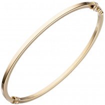 JOBO Armreif Armband oval 585 Gelbgold Goldarmreif