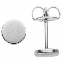 JOBO Ohrstecker Studs 6mm aus Edelstahl Ohrringe