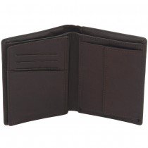 Geldbörse Leder braun dunkelbraun RFID Schutz