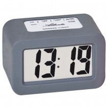 Wecker Quarz digital grau Digitalwecker mit Licht Snooze