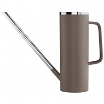 Gießkanne LIMBO Kunststoff taupe mit Edelstahl kombiniert 1,5 L Inhalt