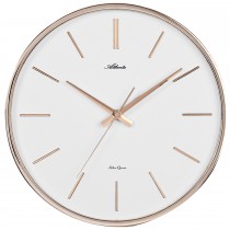 Wanduhr Quarz analog golden leise ohne Ticken