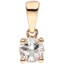 Anhänger Morganit 585 Rotgold 1 Morganit rosa