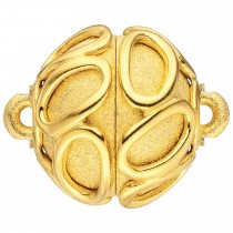 Kettenschließe Magnet-Schließe 925 Silber gold vergoldet Kettenverschließe