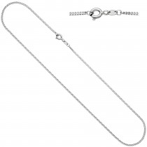 Panzerkette 585 Weißgold 1,7mm 42cm